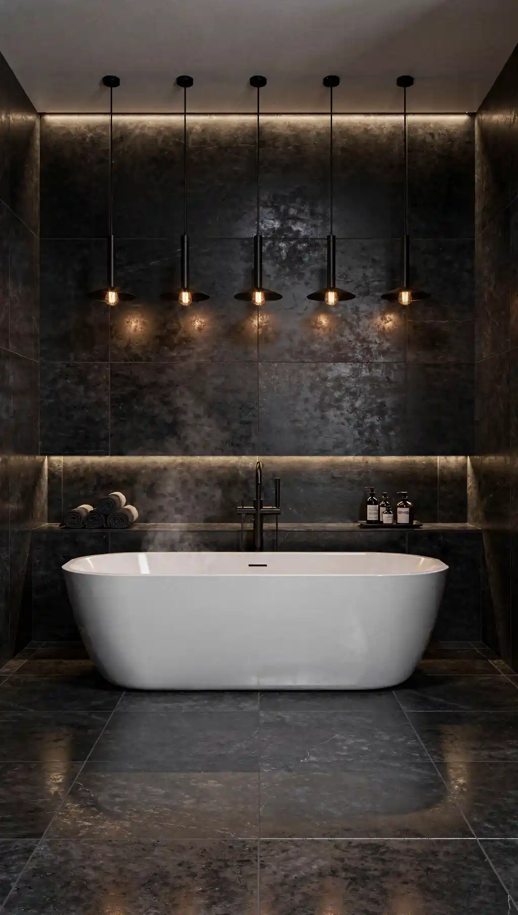 Luxury Dark Bathroom Design Ideas 4