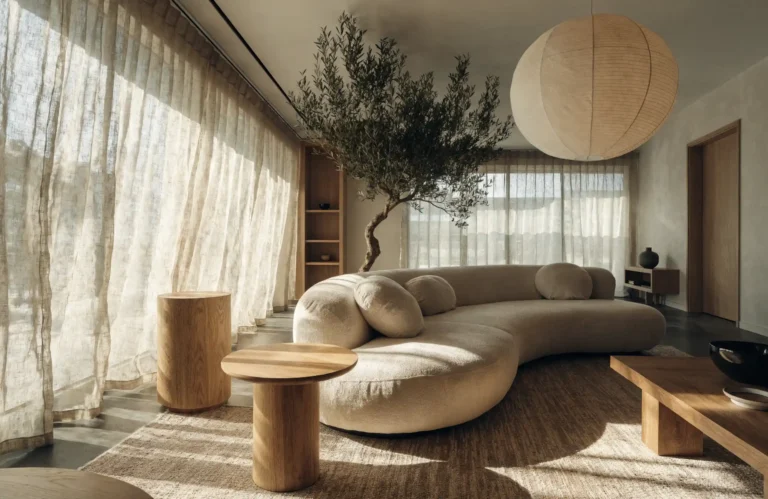 Modern Japandi Living Room Ideas Featured