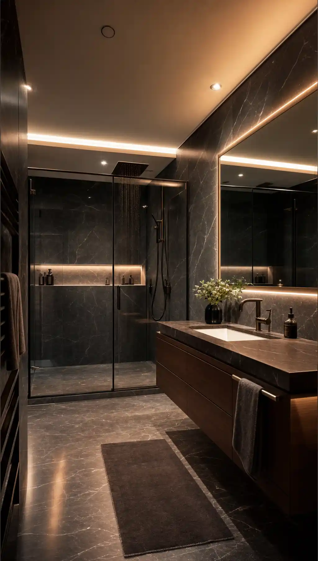 black marble bathroom 7
