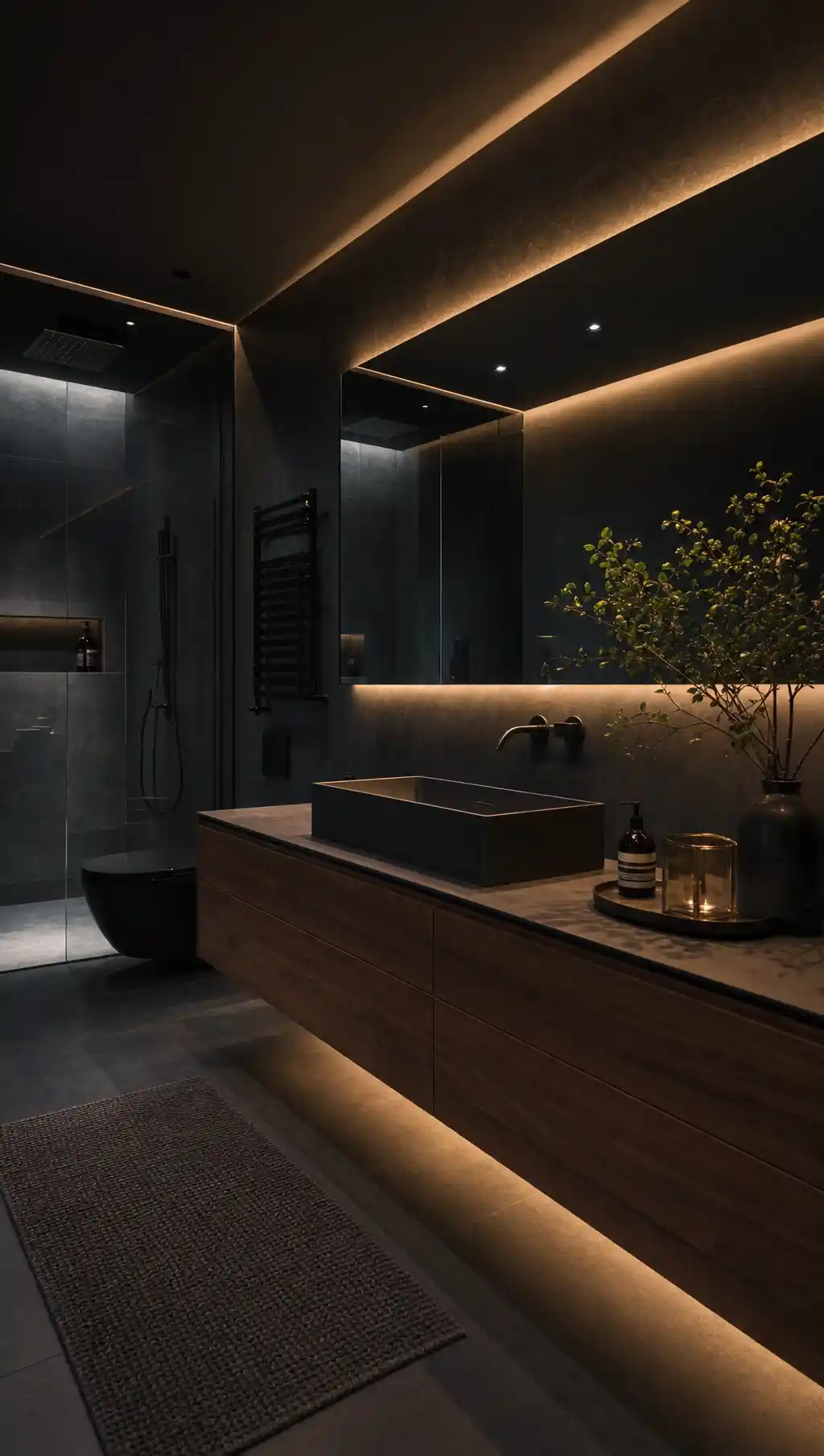 dark modern bathroom 1