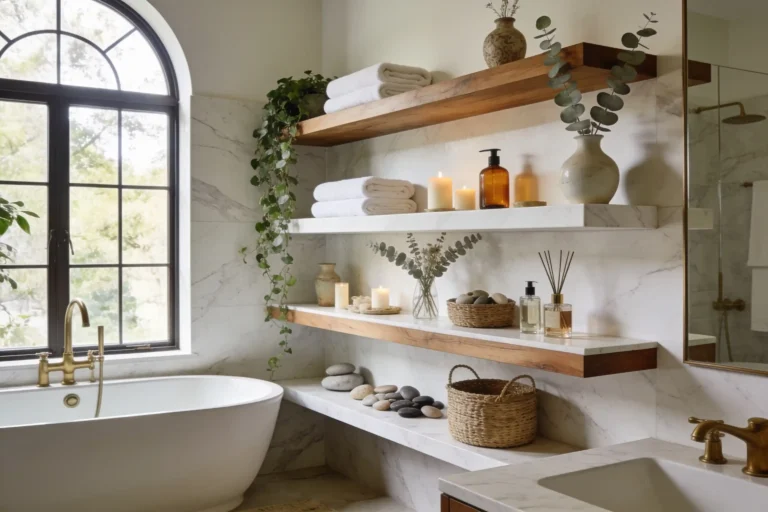 Bathroom Shelf Decor Ideas featured