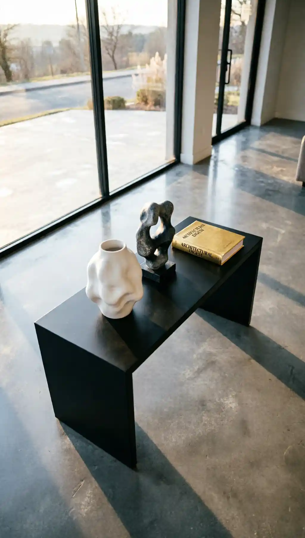 Black Console Table Decor 4