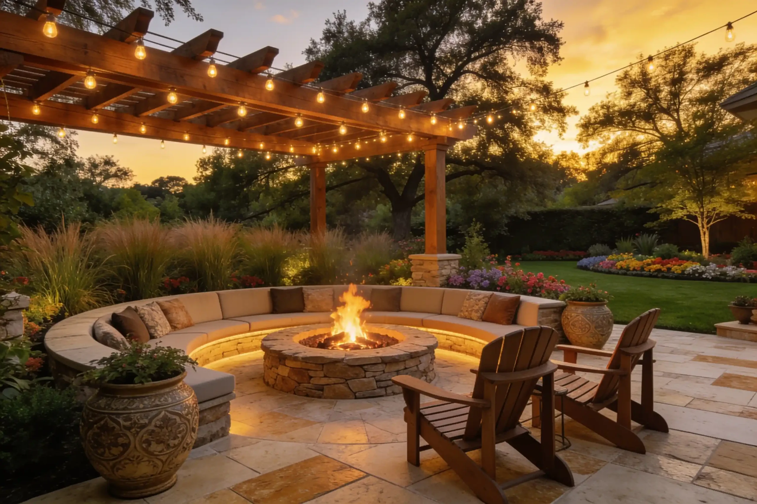 Fire Pit Backyard Ideas featured
